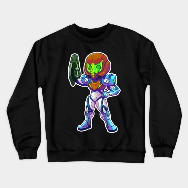 Chibi Dread Samus Crewneck Sweatshirt by krls